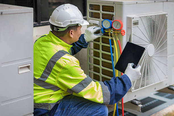 Professional Hvac technician working in Millersville, MD
